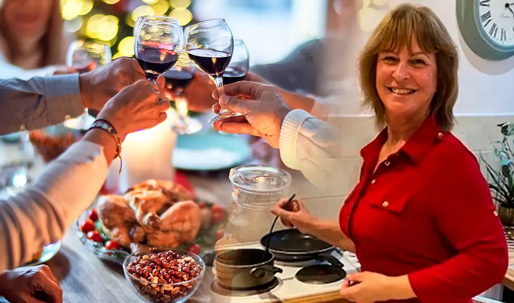 Caroline Duddrige, una abuela de 63 años de Gales, establece montos de pagos para la cena navideña. Foto: composición LR/The Mirror/Unsplash Caroline Duddrige, una abuela de 63 años de Gales, establece montos de pagos para la cena navideña. Foto: composición LR/The Mirror/Unsplash