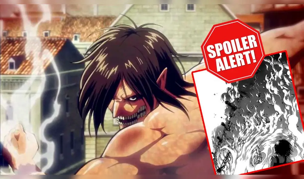 Los spoilers nos mostraron que Eren Jaeger en realidad era el villano y no el héroe. Foto: Composición Los spoilers nos mostraron que Eren Jaeger en realidad era el villano y no el héroe. Foto: Composición