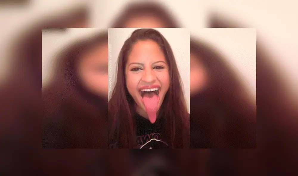Facebook viral: Chica muestra lo larga que es su lengua y sorprende con insólito truco Facebook viral: Chica muestra lo larga que es su lengua y sorprende con insólito truco