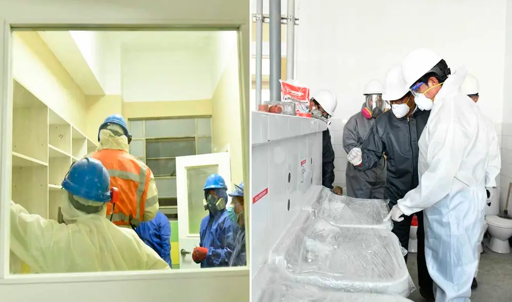 Intervinieron se realizaron en los cinco pisos del nosocomio. Foto: Hospital Honorio Delgado. Intervinieron se realizaron en los cinco pisos del nosocomio. Foto: Hospital Honorio Delgado.