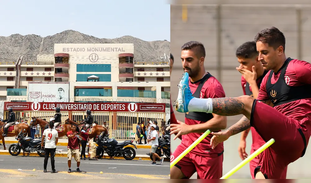 Universitario sin el Monumental para retomar los entrenamientos. Foto: GLR