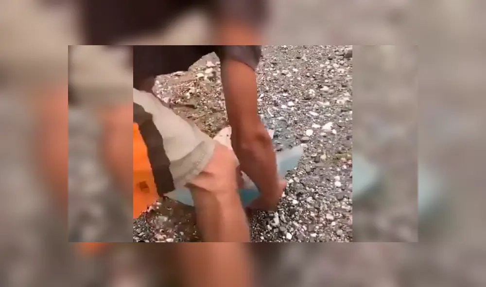 En Facebook se hizo viral el extraño aspecto de una criatura que atrapó un pescador.