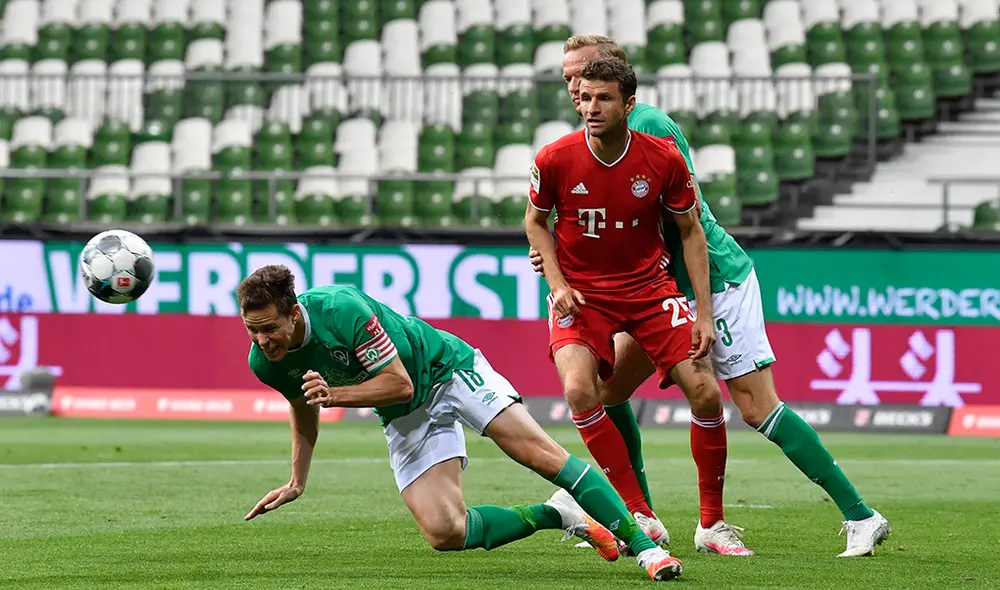 Sigue aquí EN VIVO ONLINE el partido Bayern Múnich vs. Werder Bremen por la fecha 32 de la Bundesliga. | Foto: AFP Sigue aquí EN VIVO ONLINE el partido Bayern Múnich vs. Werder Bremen por la fecha 32 de la Bundesliga. | Foto: AFP