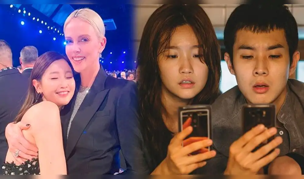 Instagram: Park So Dam de Parasite x Charlize Theron