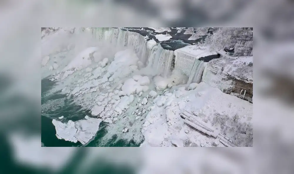 Ola de frío ártico petrifica las Cataratas del Niágara [FOTOS y VIDEO]