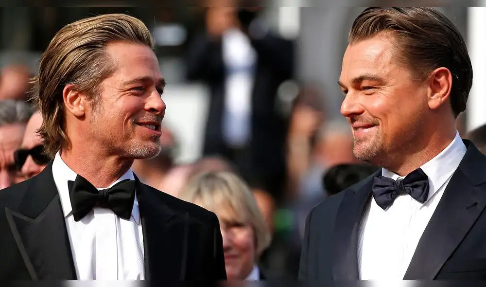 Brad Pitt bromea sobre rumor de romance con Leonardo DiCaprio