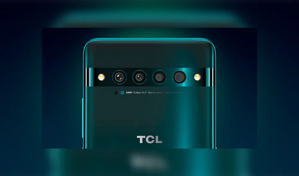 TCL 10 Pro estará equipado con cuatro cámaras traseras.