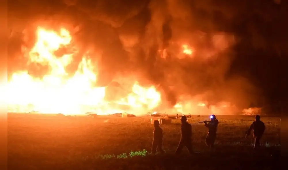 Explosión de ducto de Pemex ocurrió el 18 de enero del 2019. (Foto: Francisco Villeda)