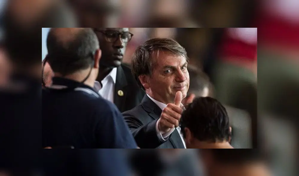 Jair Bolsonaro, presidente de Brasil. Foto: AFP.