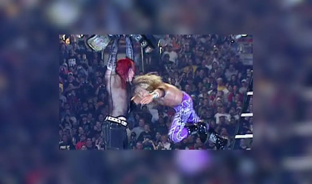 WrestleMania: Edge y la mejor 'lanza' de la historia que tumbó a Jeff Hardy [VIDEO]