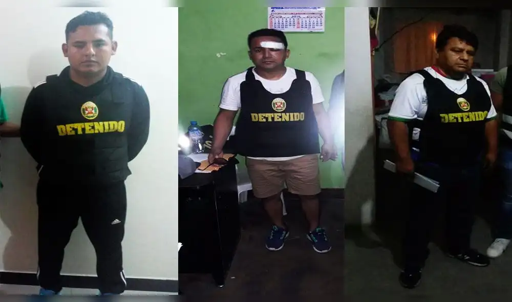 Áncash: detienen a policías por presuntos vínculos con organización criminal 