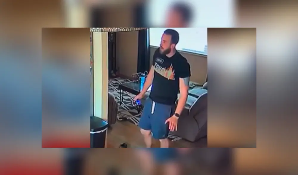 Desliza hacia la izquierda para ver la sorprendente reacción de esta mujer ante la presencia de una araña. (Foto: captura) Desliza hacia la izquierda para ver la sorprendente reacción de esta mujer ante la presencia de una araña. (Foto: captura)