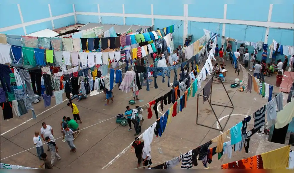 Internos del Penal de Picsi.