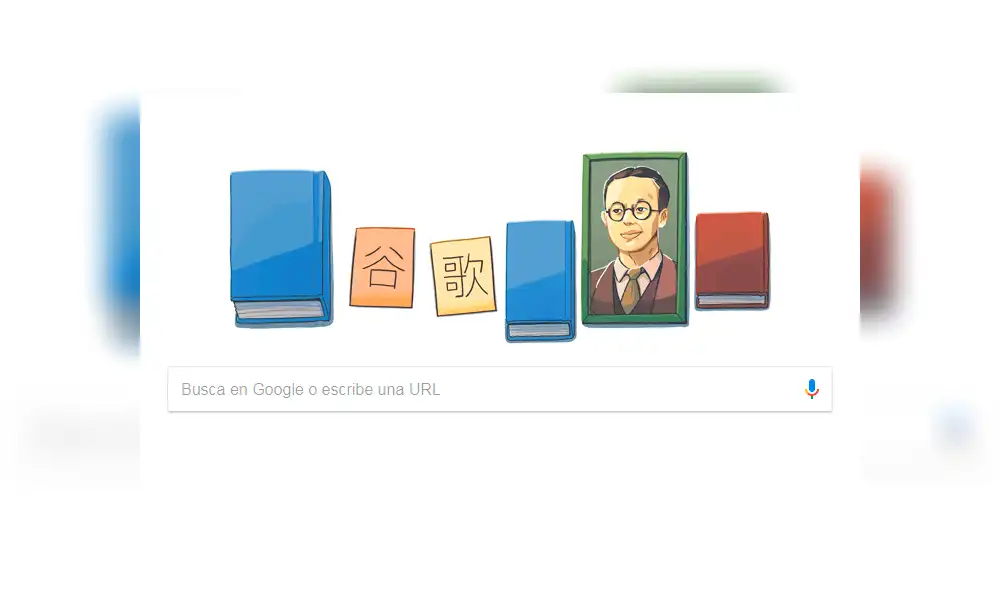 Zhou Youguang es el personaje del doodle de Google de hoy