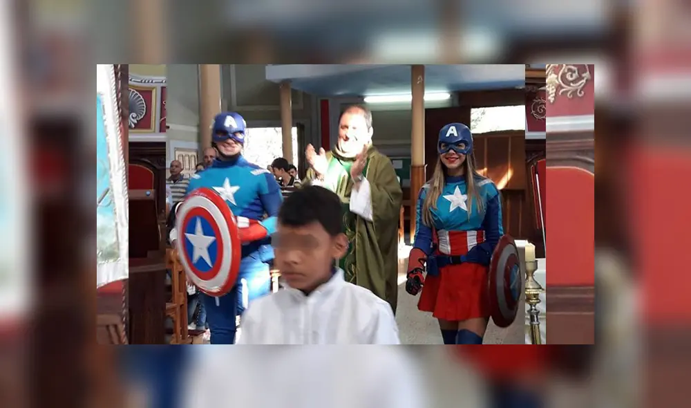 Facebook viral: sacerdote venezolano disfrazó a sus monaguillos como el ‘Capitán América’ por insólito motivo [FOTOS]