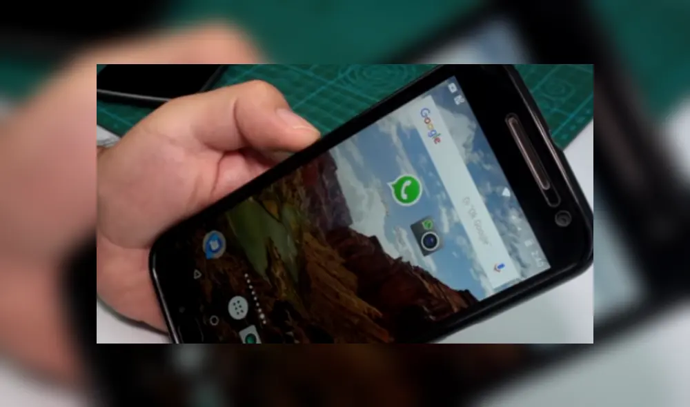 Crea un acceso directo de la cámara Imagen: YouTube/comoconfigurar. Crea un acceso directo de la cámara Imagen: YouTube/comoconfigurar.