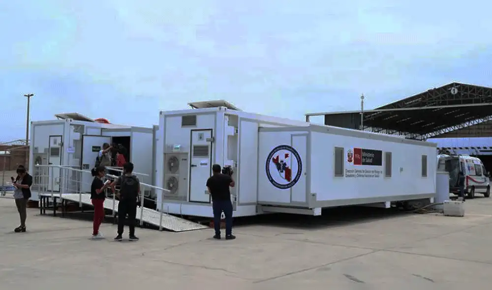 Instalan hospital móvil en la ciudad de Piura. Instalan hospital móvil en la ciudad de Piura.