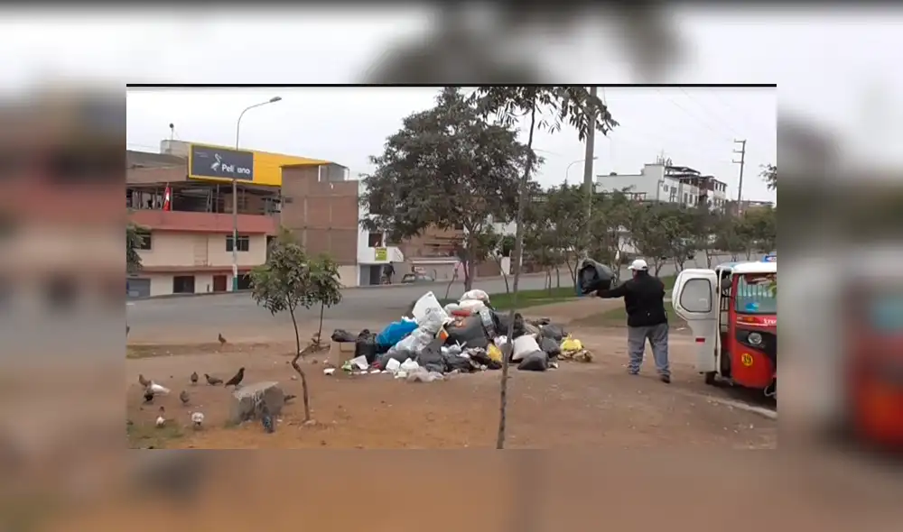 Lima 2019 se ve empañado por el descuido del ornato público en zonas de LIma Sur: Foto: Defensoría del Pueblo