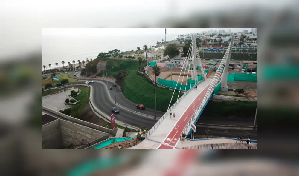 'Puente de la Amistad' mantiene en disputa a los alcaldes de San Isidro y Miraflores. Foto: Municipalidad de Miraflores.