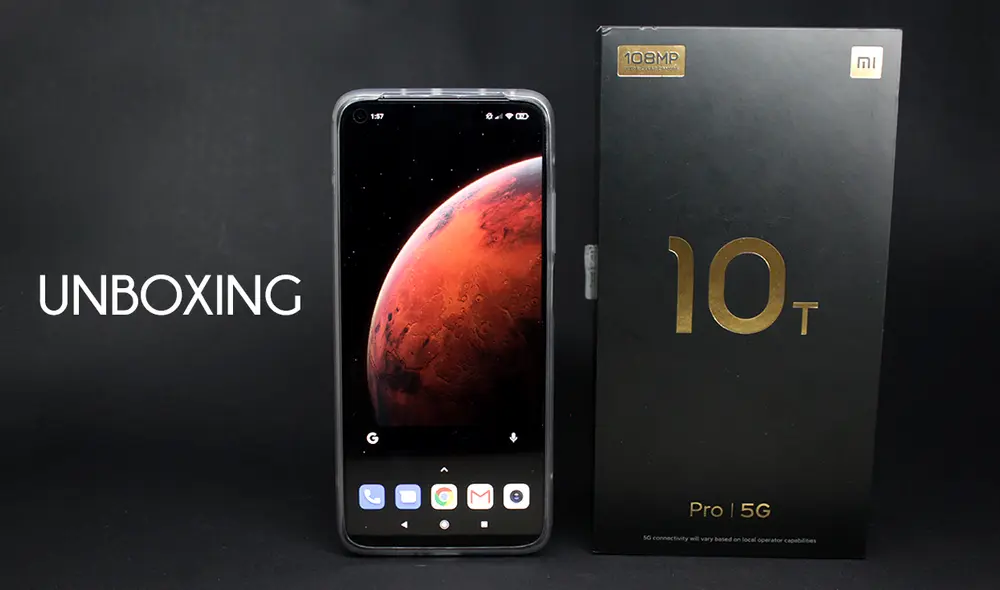 Unboxing del nuevo Xiaomi Mi 10T Pro 5G. Foto: Carol Larrain
