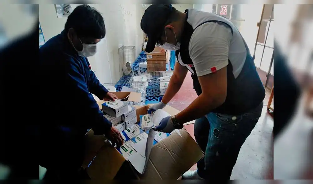 Nuevo lote de pruebas rápidas enviadas por el Ministerio de Salud. Foto referencial: Geresa. Nuevo lote de pruebas rápidas enviadas por el Ministerio de Salud. Foto referencial: Geresa.