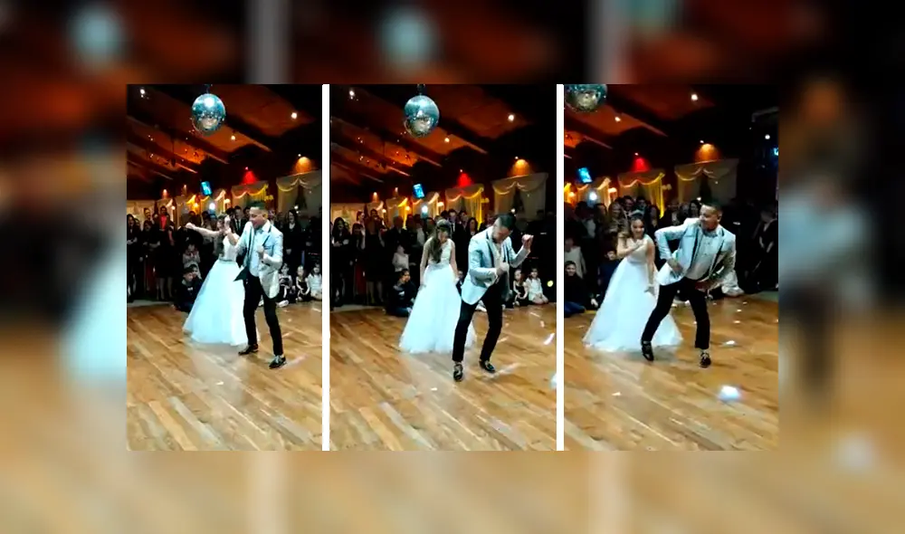 En Facebook, una chica preparó un baile sorpresa acompañada de su padre, quien impresionó por sus movimientos.