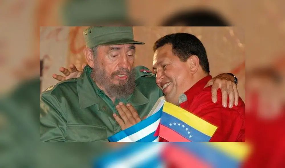 Fidel Castro y Hugo Chávez. Foto: Difusión Fidel Castro y Hugo Chávez. Foto: Difusión