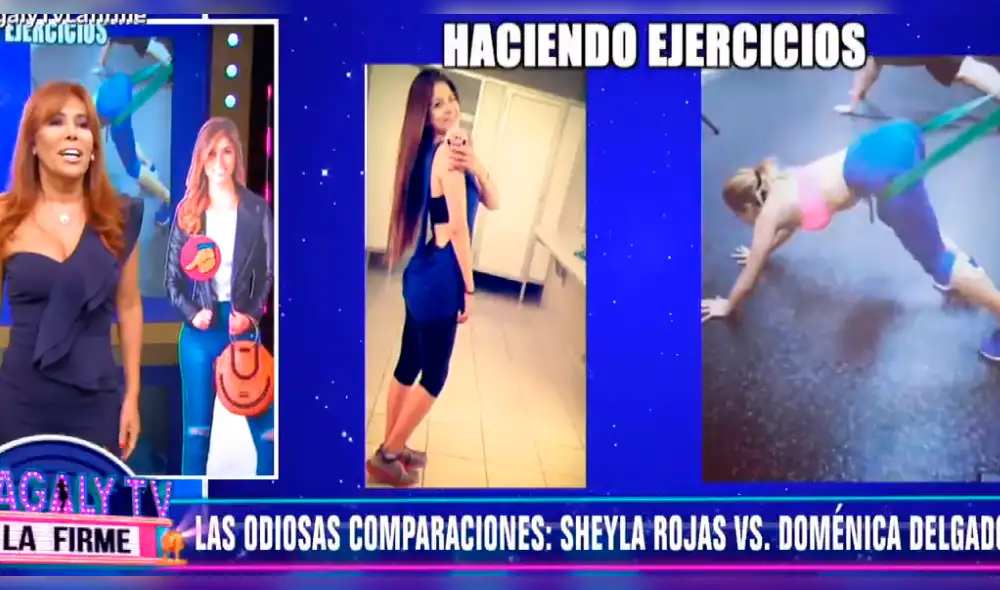 Magaly Medina compara a Sheyla Rojas y Doménica tras ampay con Pedro Moral