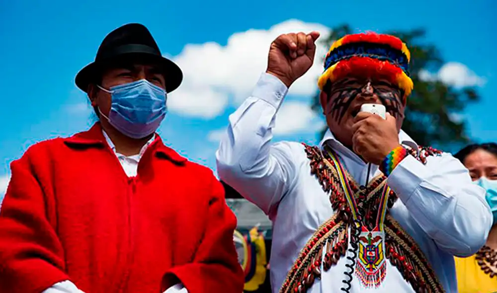 "La rebeldía que nos dio la legitimidad para levantarnos en el mes de octubre, hoy se está abonando porque no se está dando respuestas a las necesidades", dijo la vicepresidenta de la Confederación de Pueblos de la Nacionalidad Kichwa del Ecuador, Nayra Chalán.
