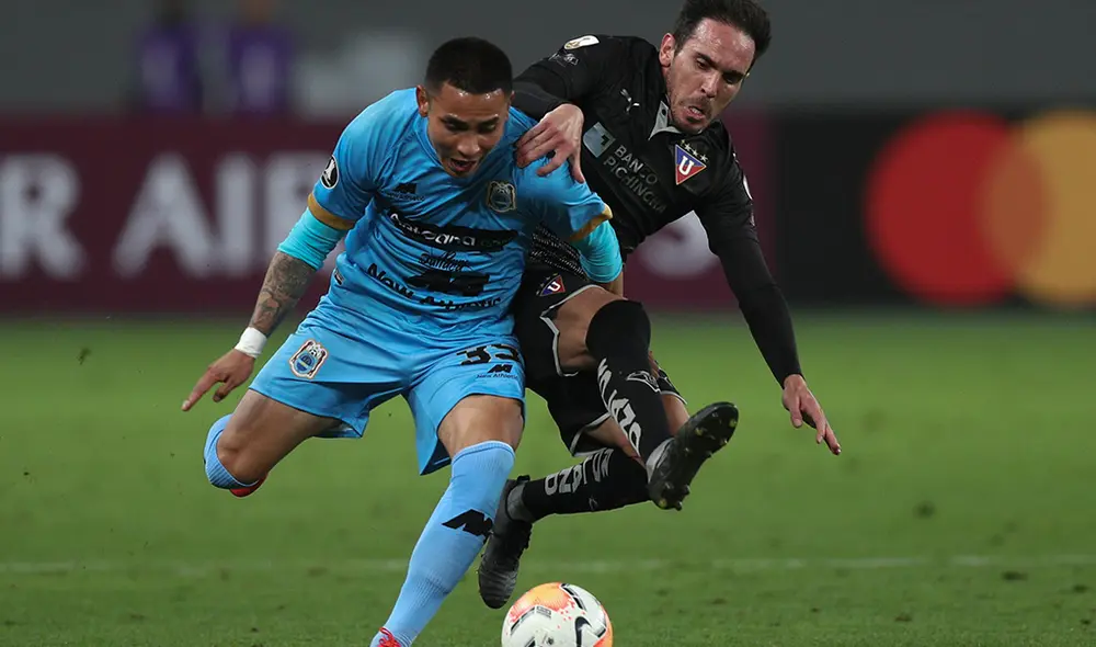 Deza jugó hasta los 32' del segundo tiempo. Foto: AFP.