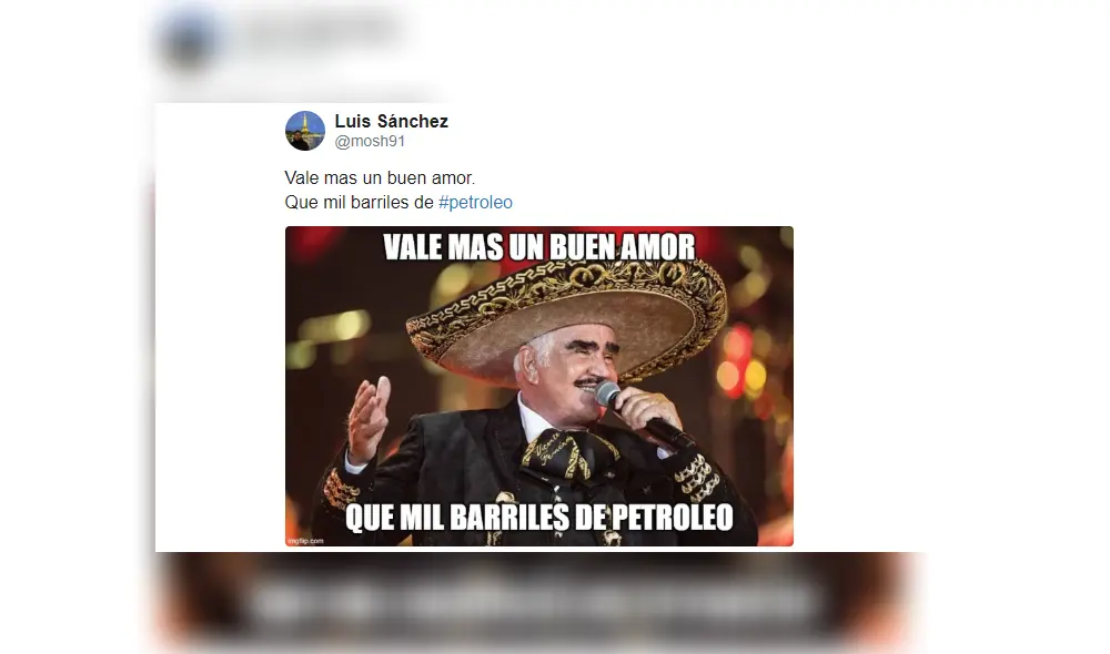 La caída histórica del petroleo inspiró memes de los usuarios de las redes sociales. (Foto: Captura) La caída histórica del petroleo inspiró memes de los usuarios de las redes sociales. (Foto: Captura)