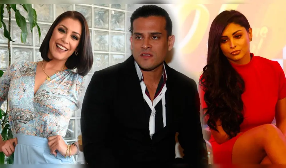 Karla Tarazona, Pamela Franco y Christian Domínguez