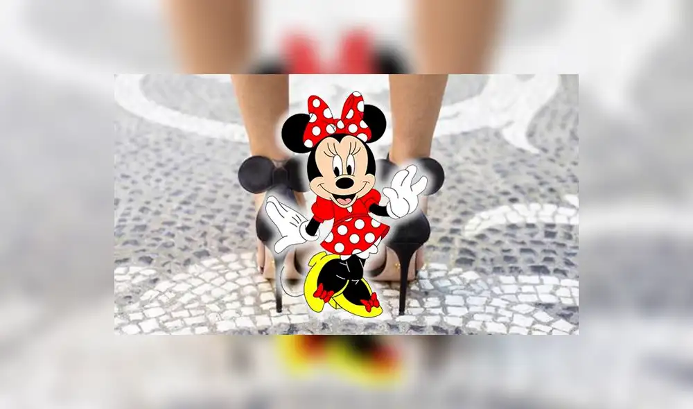Los tacones de Minnie Mouse causan sensación en el mundo de la moda [FOTOS]