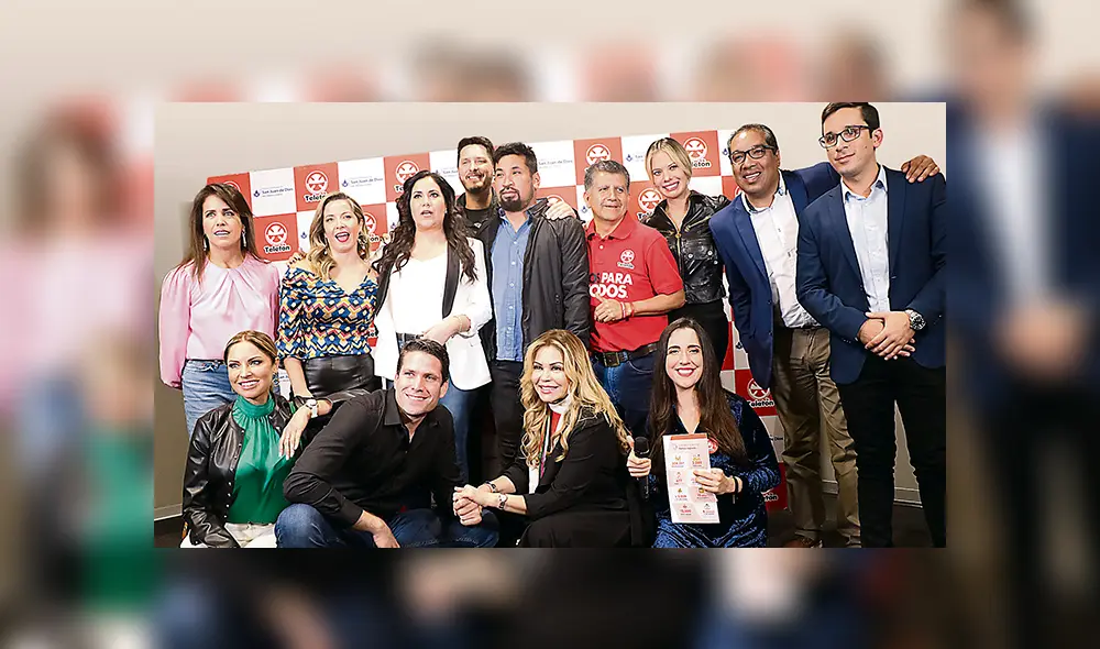 Figuras de televisión se unen para nueva jornada de la Teletón