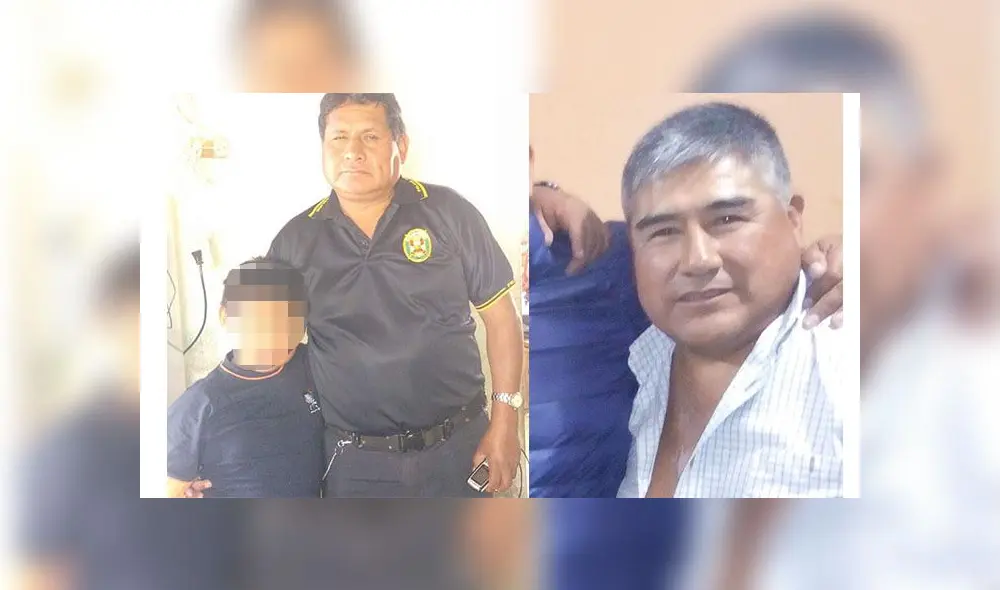 suboficial superior PNP Angel Jesús Huanca Cahuana y suboficial técnico de primera, Luis Apaza Huillca fallecieron este domingo en Arequipa.