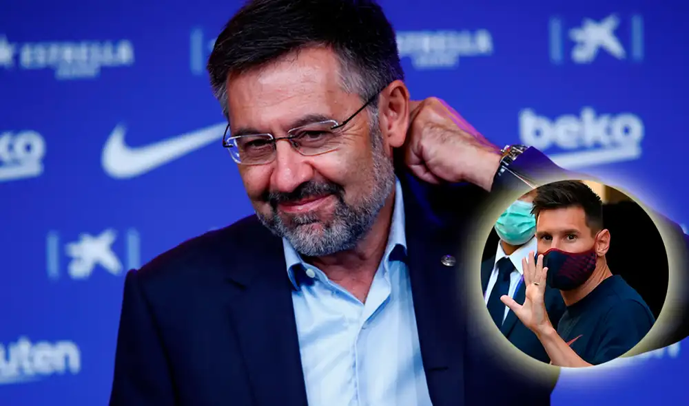 Presidente del Barcelona niega posibilidad de renunciar a su cargo tras decisión de Messi. (FOTO: AFP/Composición La República). Presidente del Barcelona niega posibilidad de renunciar a su cargo tras decisión de Messi. (FOTO: AFP/Composición La República).