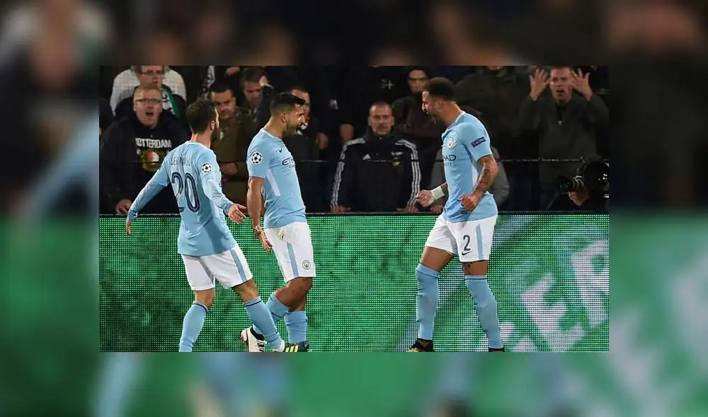 Manchester City apabulló al Feyenoord por 4-0 en Holanda por el Grupo F de Champions League [VIDEO]