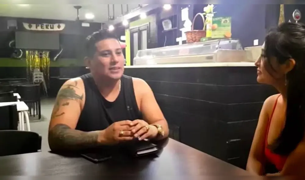 Según comentó el cantante en la grabación, actualmente se dedica a manejar un negocio de comida peruana. (Foto: Captura YouTube / Rosario Victorio) Según comentó el cantante en la grabación, actualmente se dedica a manejar un negocio de comida peruana. (Foto: Captura YouTube / Rosario Victorio)