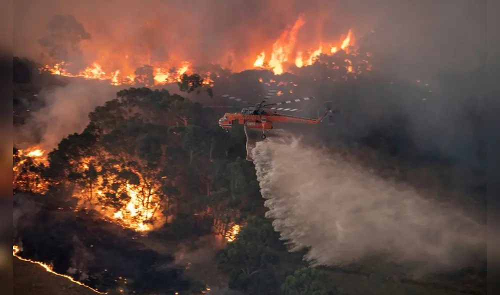 Incendios forestales en Australia. Incendios forestales en Australia.