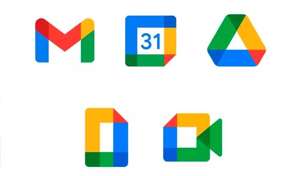 El nuevo conjunto de apps se llama Google Apps For Work y cambiará hasta los nombres de algunas herramientas. El logo de Gmail cambia por primera vez desde su salida hace 16 años. Foto: Google El nuevo conjunto de apps se llama Google Apps For Work y cambiará hasta los nombres de algunas herramientas. El logo de Gmail cambia por primera vez desde su salida hace 16 años. Foto: Google