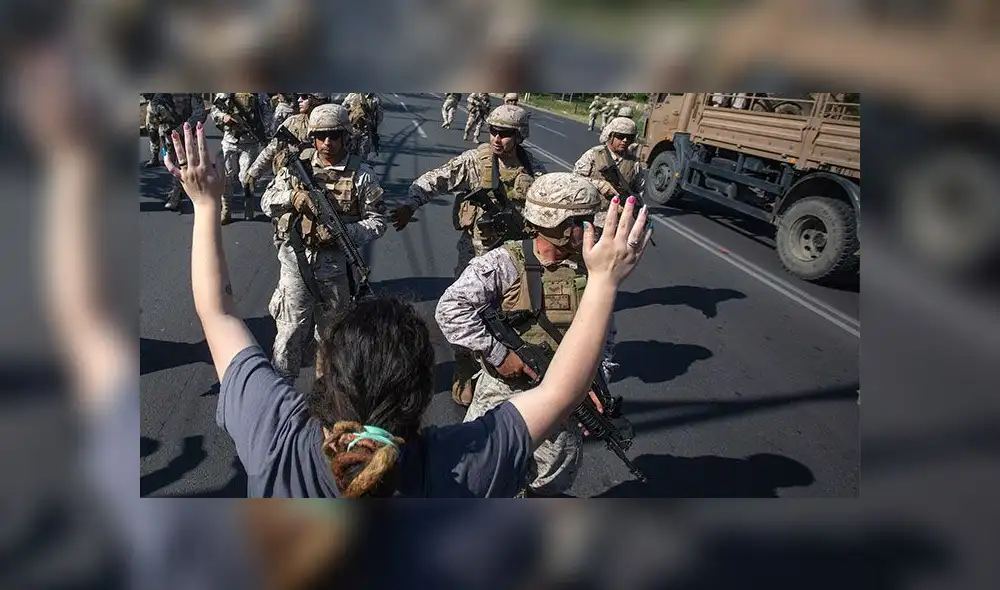 Protestas en Chile dejaron 1462 detenidos hasta el domingo. Foto: AFP