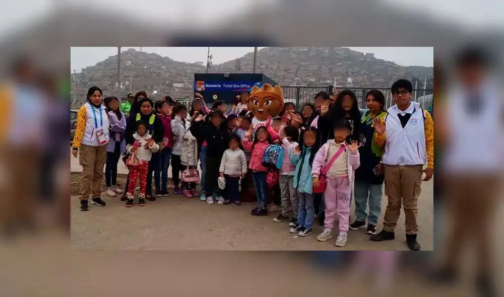 Usuarios del Inabif acudieron a los Juegos Panamericanos. Créditos: Difusión.