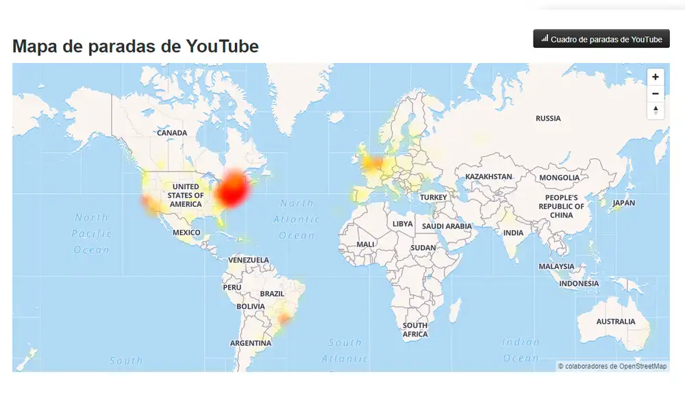 Plataforma de YouTube cae a nivel mundial y esta sería la razón Plataforma de YouTube cae a nivel mundial y esta sería la razón