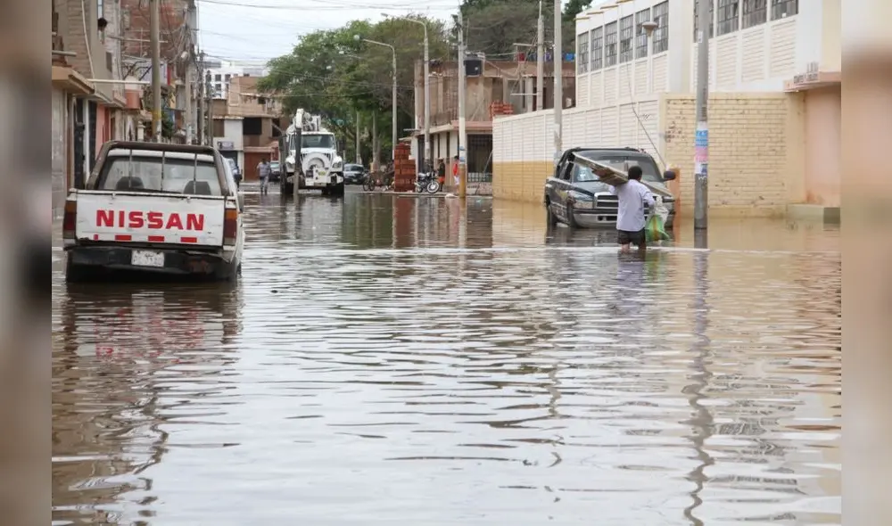 Las inundaciones en 2017 dejaron miles de damnificados en diversos distritos de Lambayeque. Foto: La República
