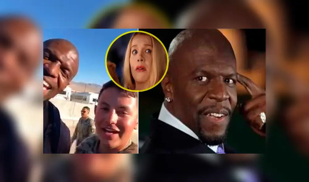 Vía Facebook: Se encontró Terry Crews y revivieron juntos la popular escena de "¿Y dónde están las rubias?" [VIDEO]