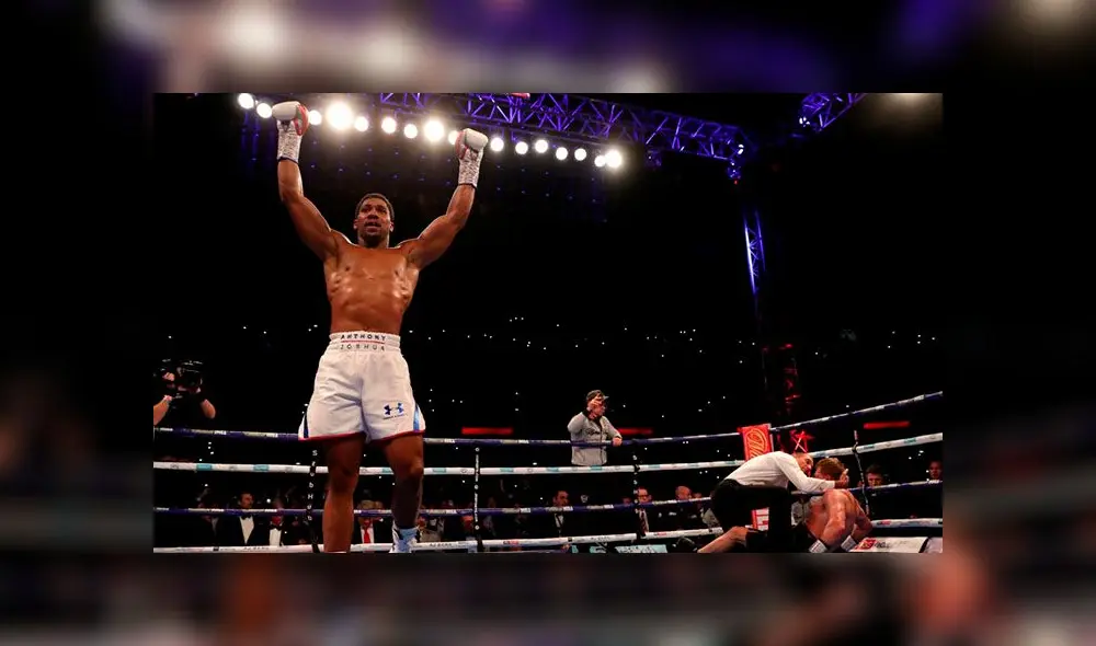 Anthony Joshua noqueó a Alexander Povetkin y retiene su título de los pesos pesados [VIDEO]