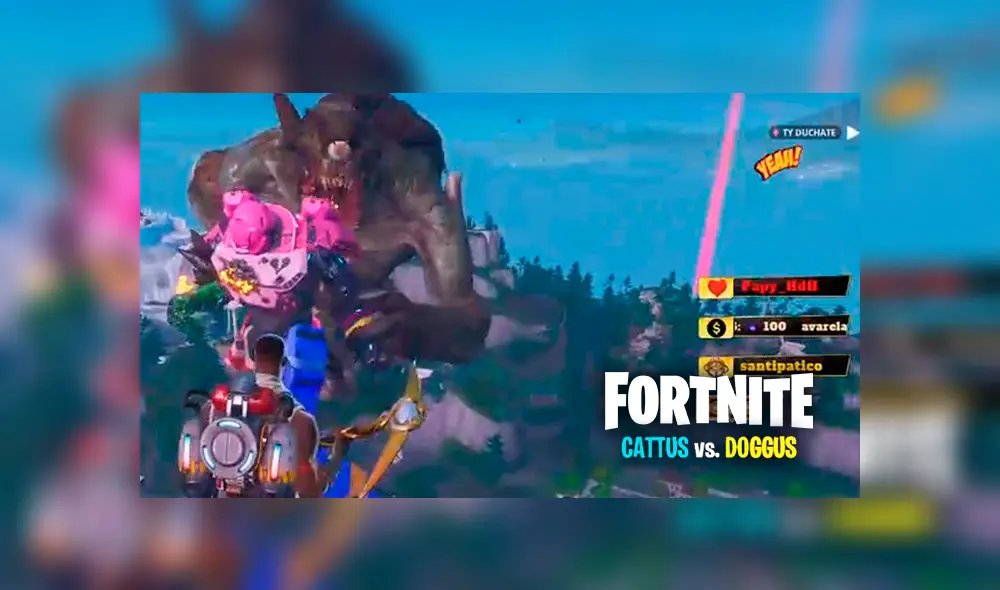 La lucha final entre el monstruo Cattus y el robot Doggus ya finalizó. Mira cómo fue el fin de la temporada 9 de Fortnite Battle Royale.