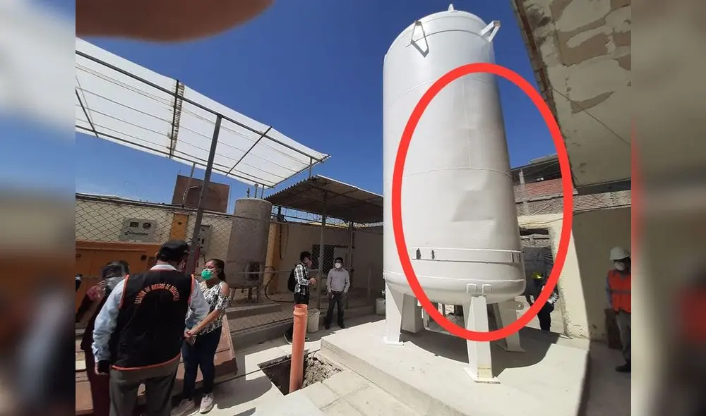 Isotanque de oxígeno presenta abolladuras en su estructura poniendo en riesgo a los pacientes por la COVID-19