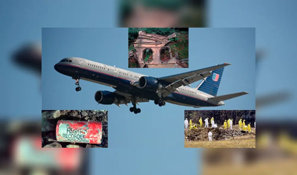 El vuelo 93 de United Airlines tenía como objetivo el Capitolio de Washington, pero se estrelló en Pensylvania. Fotos: AP.