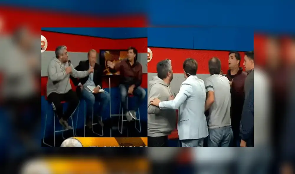 En YouTube, dos periodistas argentinos casi se agarran golpes en pleno programa en vivo 